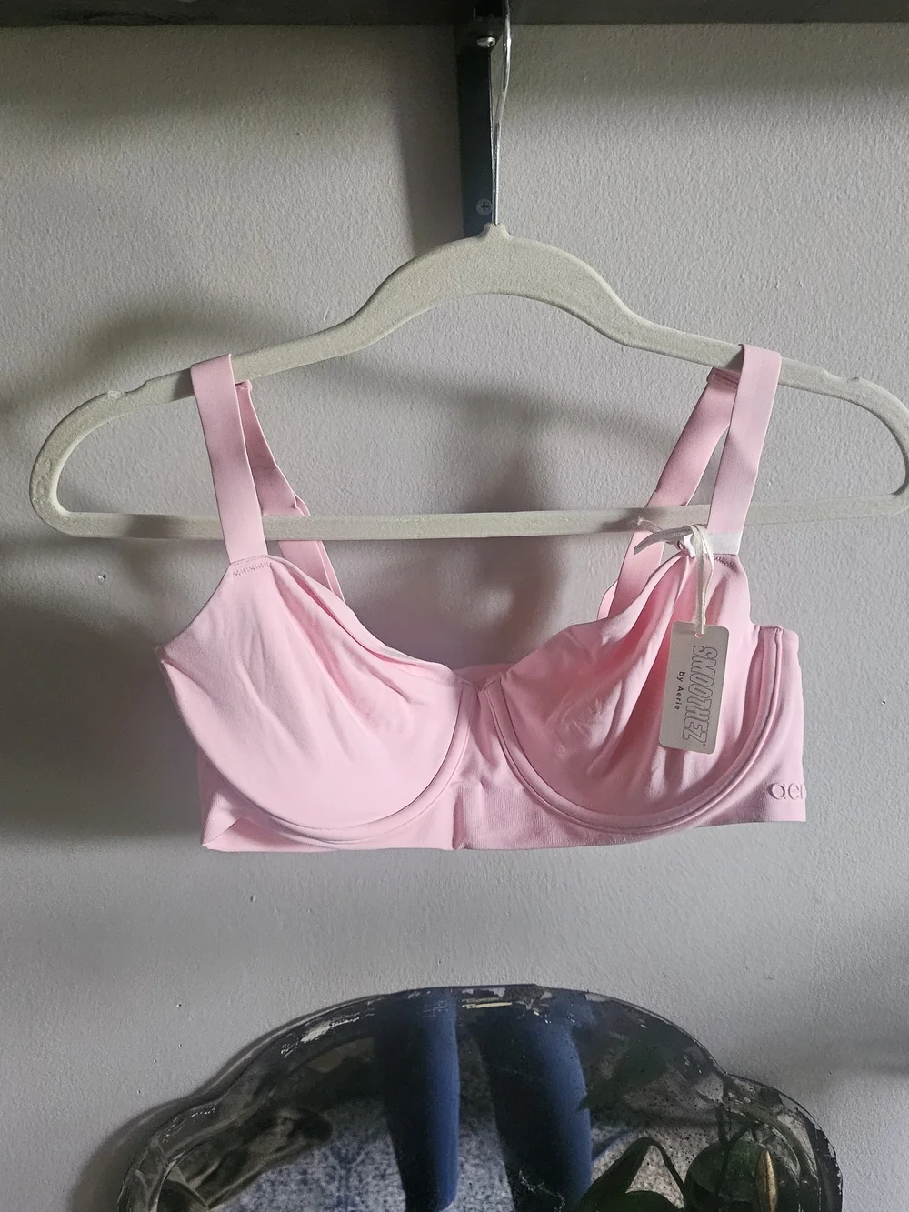 aerie Light Pink Underwire Smooth Bra - Picture 1 of 2